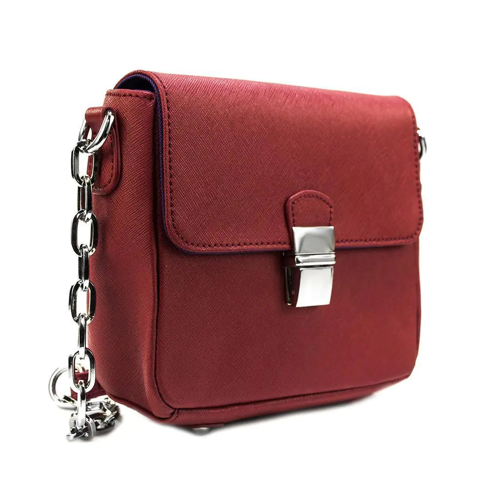 Cabernet Chic Mini Leather Bag