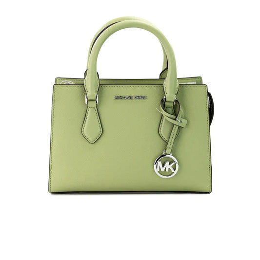 Michael Kors Sheila Small Leather Center Zip Satchel Bag