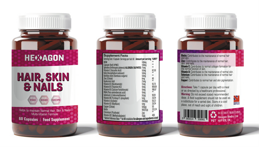Hexagon Hair, Skin & Nails Multi-Vitamin Formula Capsules